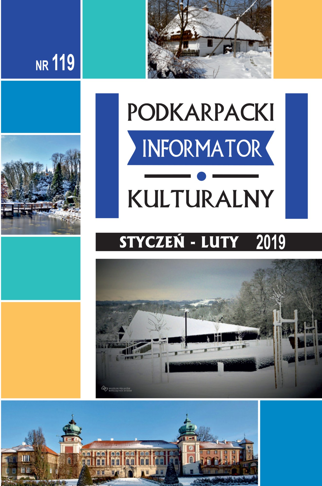 zdjęcie okładki czasopisma - Podkarpacki Informator Kulturalny. 2019, nr 119 (styczeń-luty)
